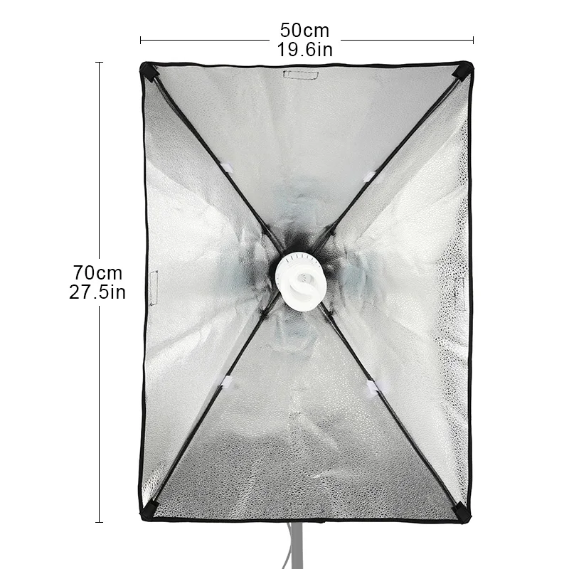 Photography Softbox Lighting Kits 50x70CM Professional Continuous Light System For Photo Studio Equipment