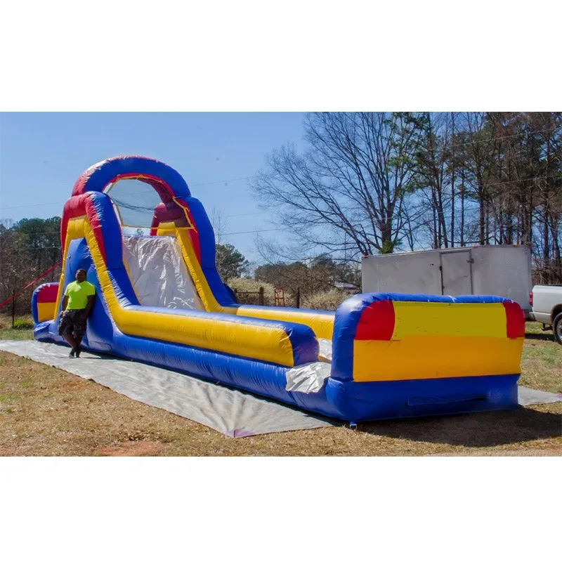 PVC Long Inflatable Slide, Custom Slide, Amusement Park, for Sale