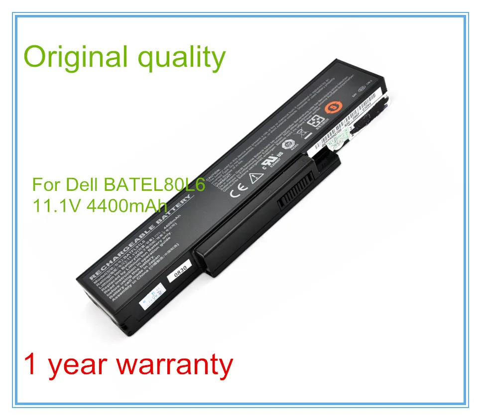 Original New Laptop Battery For 1425 1426 1427 BATEL80L6 BATHL91L6 BATEL80L9 BATHL90L6 6CELLS