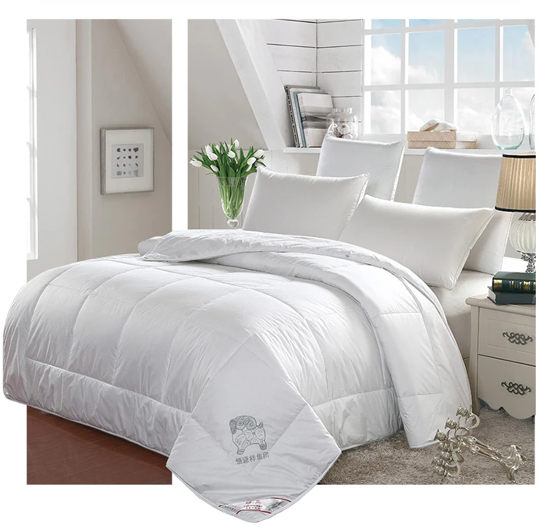 160x210cm 100% A+ Australian Wool Comforter Winter Quilt Sheep Hair Blanket Comforters Quilted top capa edredones blanco futon