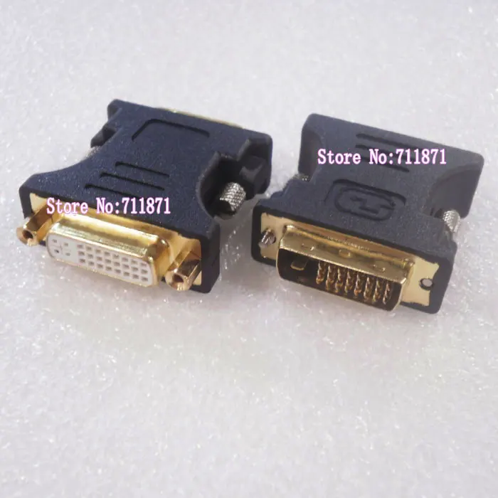 24+1 Male 24+5 Female DVI Adapter DVI-D to DVI-I  Connector  24+5 to 24+1 Female to Male DVI Convert joint