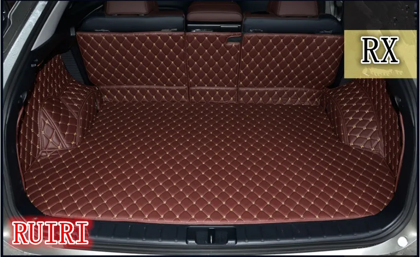 Good quality! Special trunk mats for Lexus RX 300 2018-2016 wear-resisting cargo liner boot carpets for RX300 2017,Free shippin