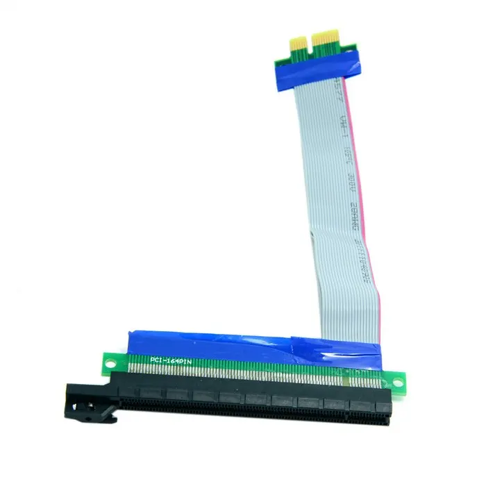 Riser PCI-E pcie PCI-E XPRESS PCI Express 1x 16x pci-e pcie x1 x16ขยายF Lexสายเคเบิ้ลExtenderแปลงRiser c ard A Dapter