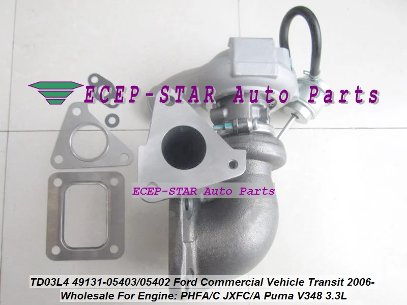 Free Ship TD03L4 49131-05403 49131-05402 Turbo 49131-58650 For Ford Commercial Transit PHFA PHFC JXFC JXFA For Puma V348 3.3L