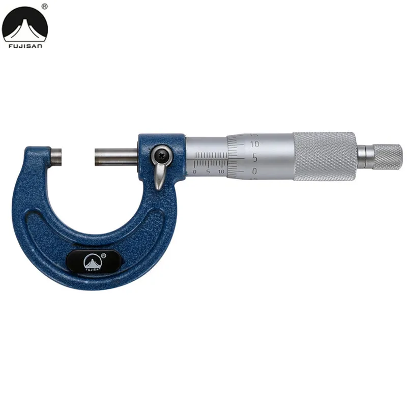 

FUJISAN Outside Micrometer 0-25/25-50/50-75/75-100mm Metric Carbide Gauge Standards Caliper Measuring Tools