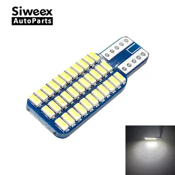 T10 192 194 168 W5W LED لمبات 33 SMD 3014 سيارة أضواء خلفية مصباح على شكل قبة أبيض تيار مستمر 12 فولت Canbus خطأ مجاني
