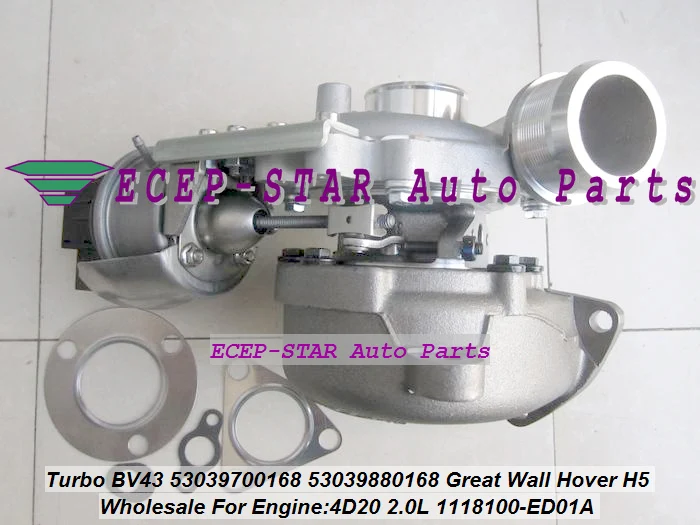 BV43 53039700168 53039880168 1118100-ED01A 1118100ED01 Turbo For Great Wall Hover H5 4D20 2.0L KM68 + Electric control actuator