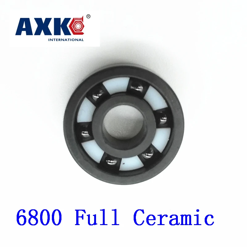 2023 Real Rodamientos Axk 6800 Full Ceramic Bearing ( 1 Pc ) 10*19*5 Mm Si3n4 Material 6800ce All Silicon Nitride Ball Bearings