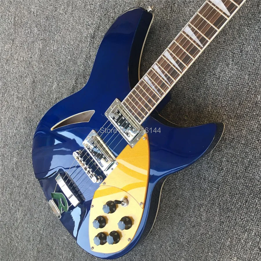 Custom product 6 string RICK blauw elektrische gitaar. alle kleuren kan, de fabriek groothandel