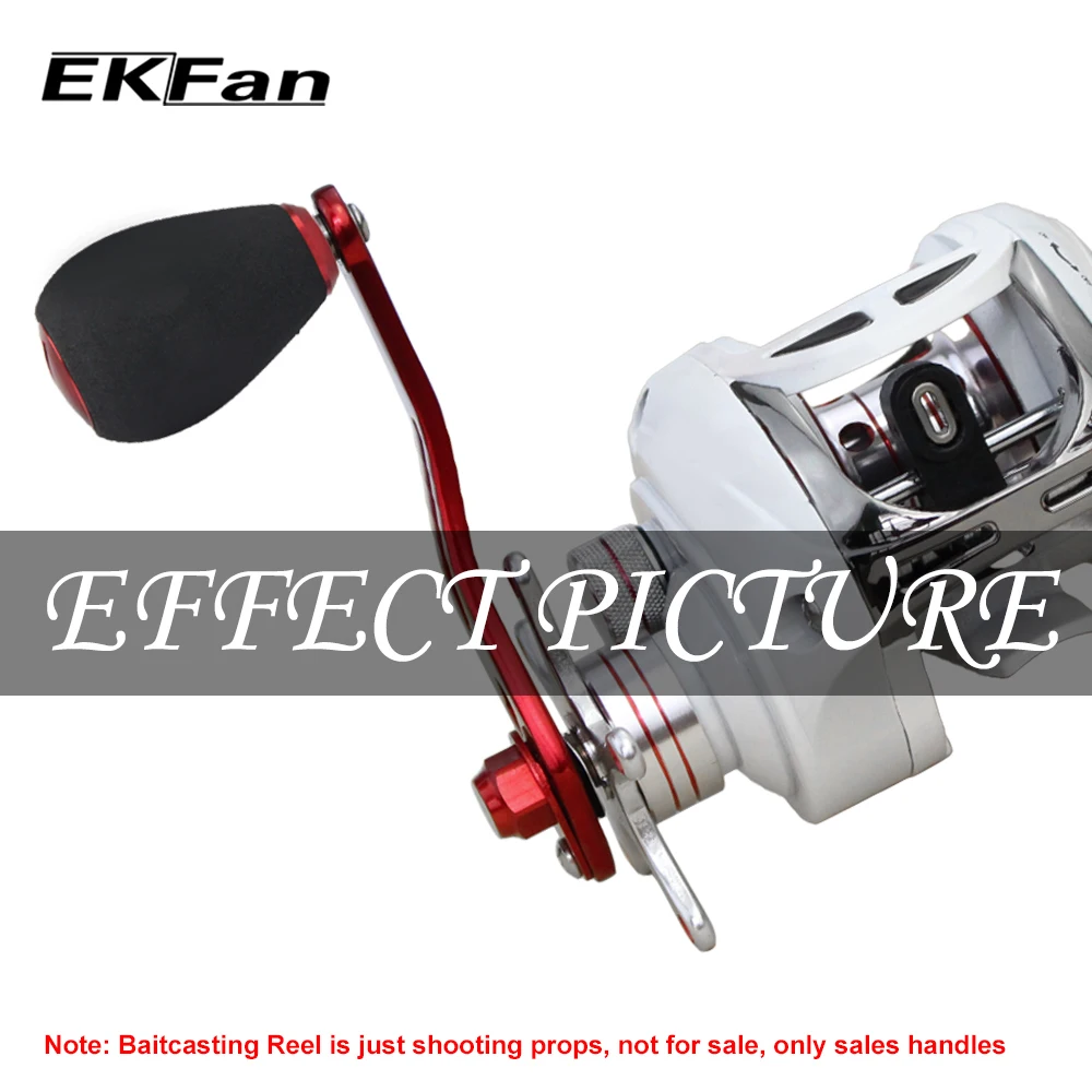 EKFan EVA & Metal Spinning Reel Handle Accessory Fishing Reel Handle Knob Fishing Tackle Tools Fishing Bait casting