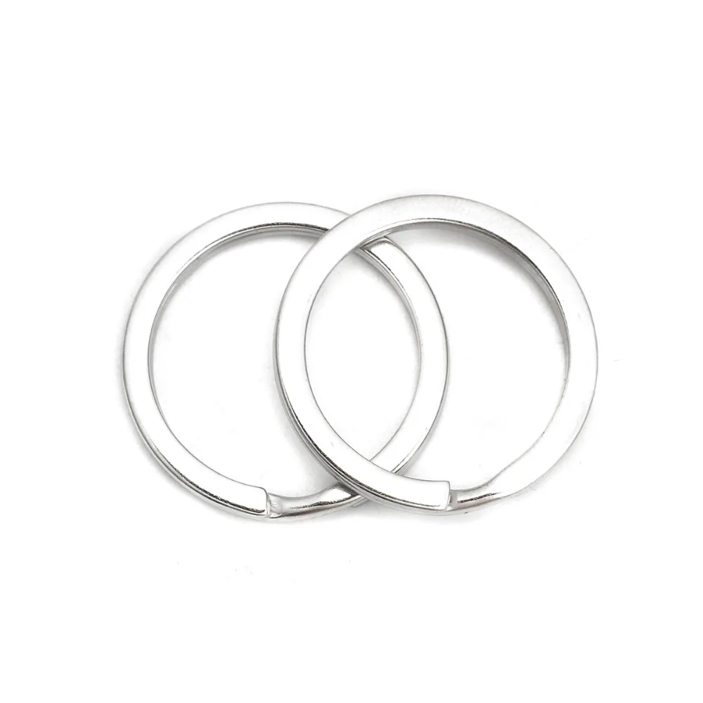 DoreenBeads 20PCs Silver Color Split Rings Key Rings 25x1.7mm Findings (B03294), yiwu