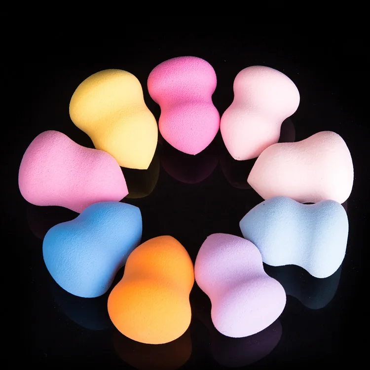 Wholesale Cute Waterdrop Sponge Calabash Water Drop Flawless Smooth Beauty Makeup Cosmetic Powder Puff 500pcs/lot free shipping