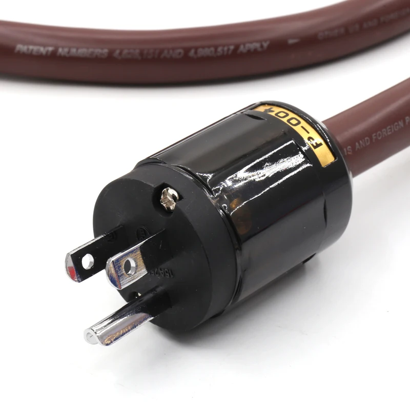 1.5m Reiticcse pure copper power cable hifi audio power cord  with P-004E/C-004 connectors