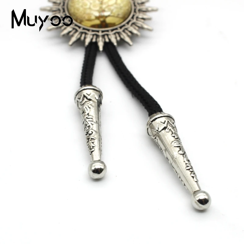 BOLO-00162 Dragon Western Bolo Tie Mortal Kombat Glass Cabochon Jewelry Neck Tie Handmade  Jewelry Accessories Gifts