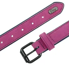 Soft Adjustable Leather Dog Collar #3