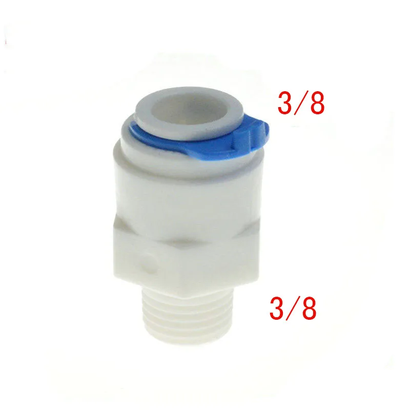 

5PCS 3/8" BSP Male Thread RO Water Aquarium Osmosis System connector fitings