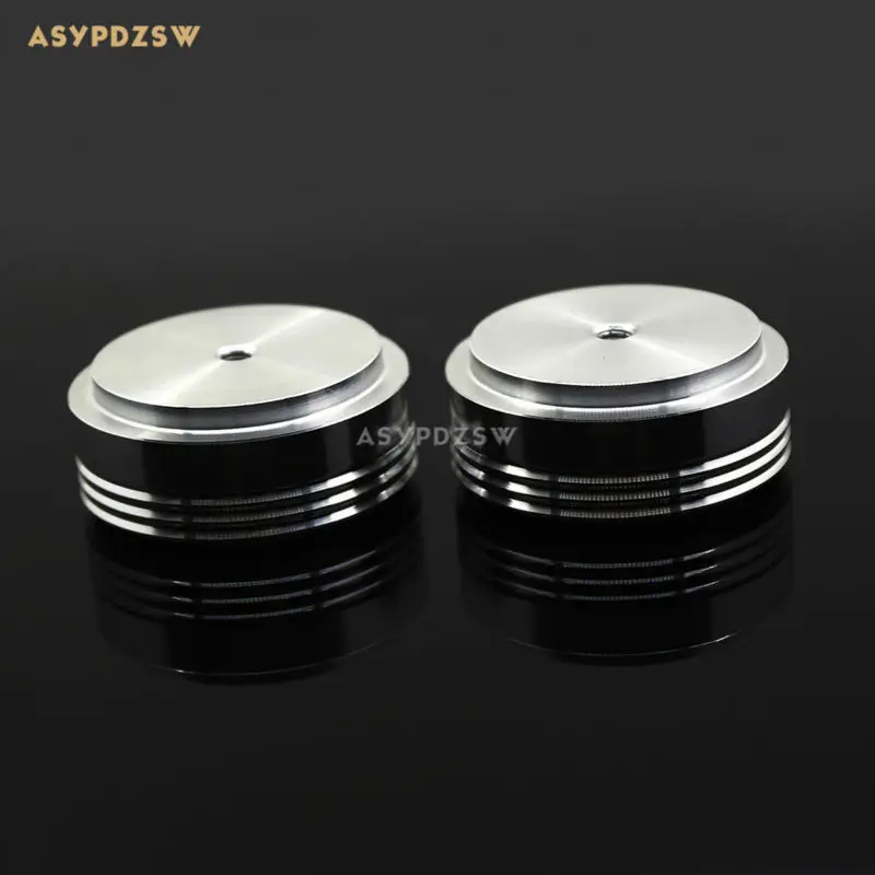 하이엔드 하이라이트 실버 알루미늄 39x17 프리 앰프/앰프 랙 풋 피트 4 피스