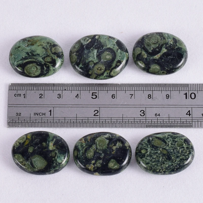 Natural palm stone 30*22*7 mm kambaba jasper mineral quartz polishing slices Chakra set figurine spiritual Reiki Healing decor