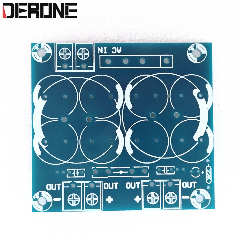 2 piece Rectifier filter PCB for power amplifier board Rectifier board 2 way parallel output audio diy