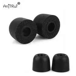ANJIRUI 4 sztuk T500 wkładki do uszu porady z pianki memory gąbki wkładki do uszu dla T400 (L M S) 4.9mm kaliber zestaw słuchawkowy izolacja akustyczna ucho bawełna