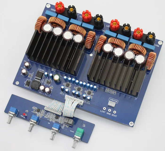 

TAS5630 OPA1632 TL072 2.1 channel 1200w Class D Digital Amplifier board 330UF/100V*4