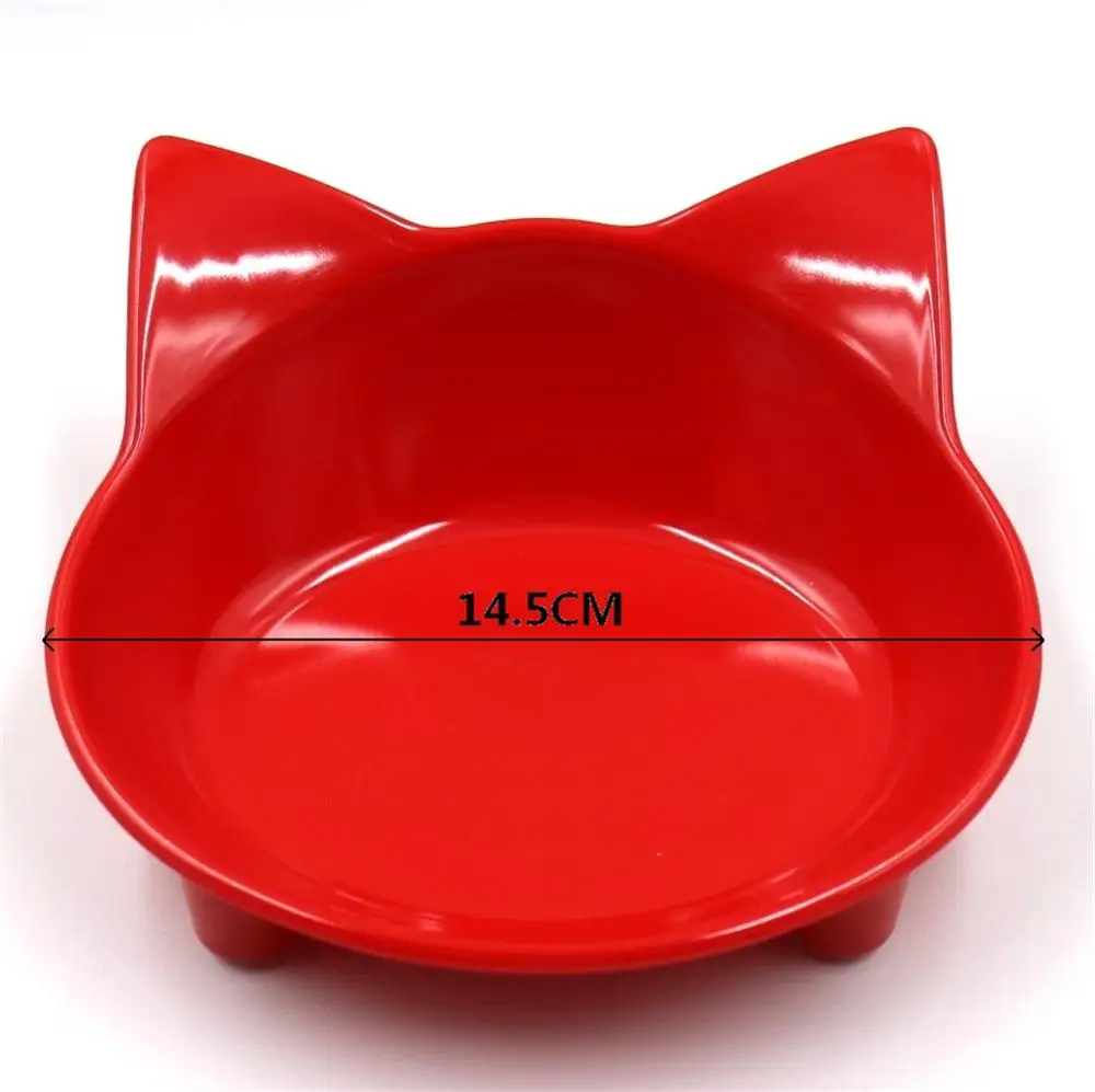 Hot Sell Cute Pet Supplies Candy Color Plastic Dog Bowl Feeding Water Food Puppy Feeder Cat Dog Bowls Pet Cat Feeding Supplies