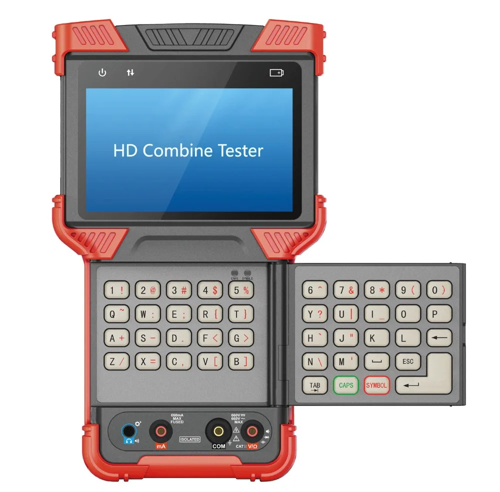 2018 Newest 5-in-1 H.265/H.264 CCTV Tester Monitor DT-T73 IP Camera Tester Support Analog CVI TVI AHD/ONVIF /Digital Multimeter