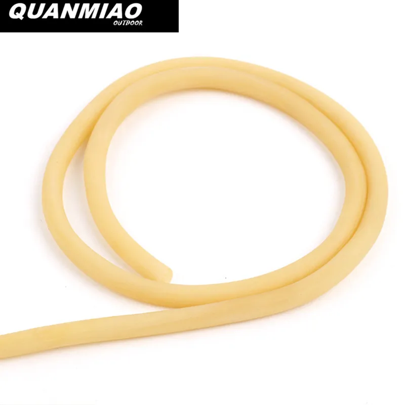 3mm x 5mm Natural Latex Slingshots Rubber Tube 2M Elastic Tubing Band Outdoor Hunting Shooting Catapult Rubber Band Bungee Tool