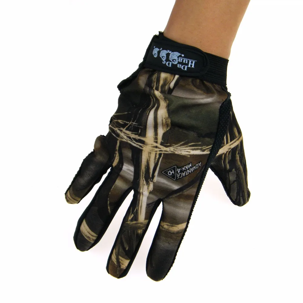 THKFISH Guantes de Pesca Camuflaje Antideslizantes Dedos Completos - imagen 4