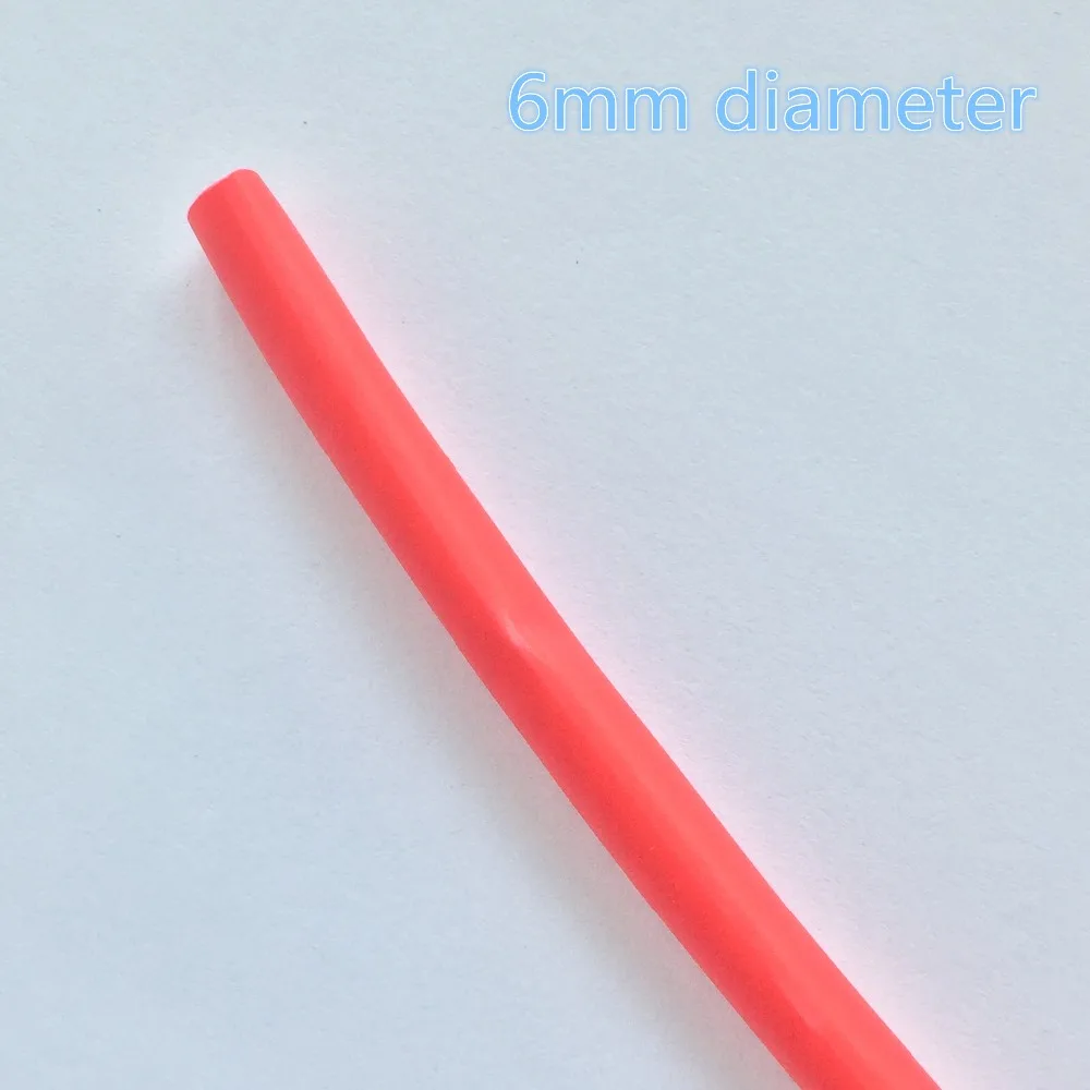 1meter/pack L113Y Red Color Diameter 6mm High Quality Heat Shrinkable Wire Conduct  Shrinkage Ratio 2:1