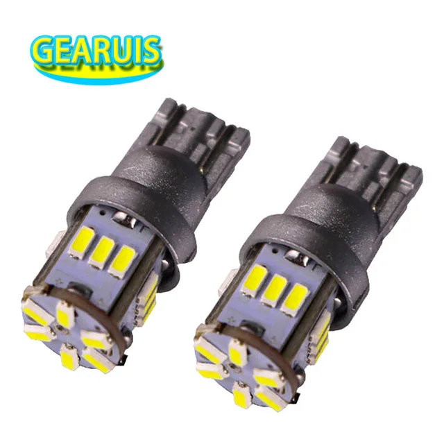 10pc Auto T10 White Non polar 194 W5W LED 168 18 SMD 3014 Car Super Bright Turn Side License Plate Light Lamp Reading Bulb 12V