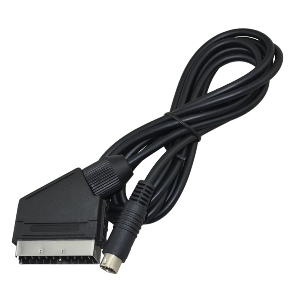 Cabo de vídeo scart para sega saturn ss, plug japonês, 10 peças em lote