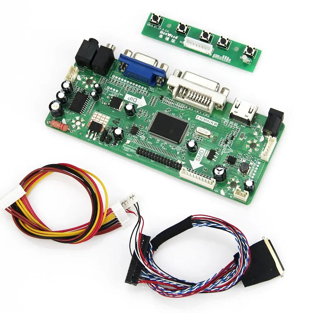 

M.NT68676 LCD/LED Controller Driver Board For B156XW02 LTN156AT02 (HDMI+VGA+DVI+Audio)1366*768