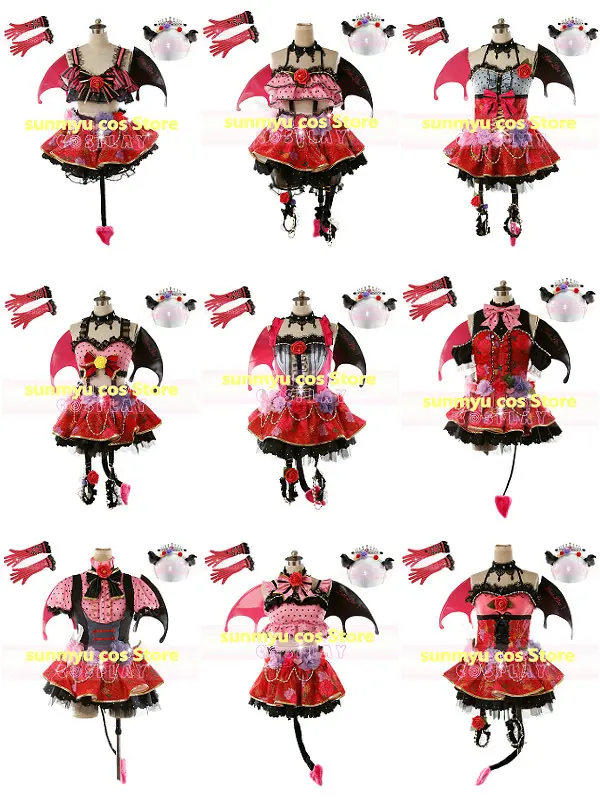 

Love Live!Little DemonDevil Awakening All Members Cosplay Costume,Size customizable Halloween Wholesale