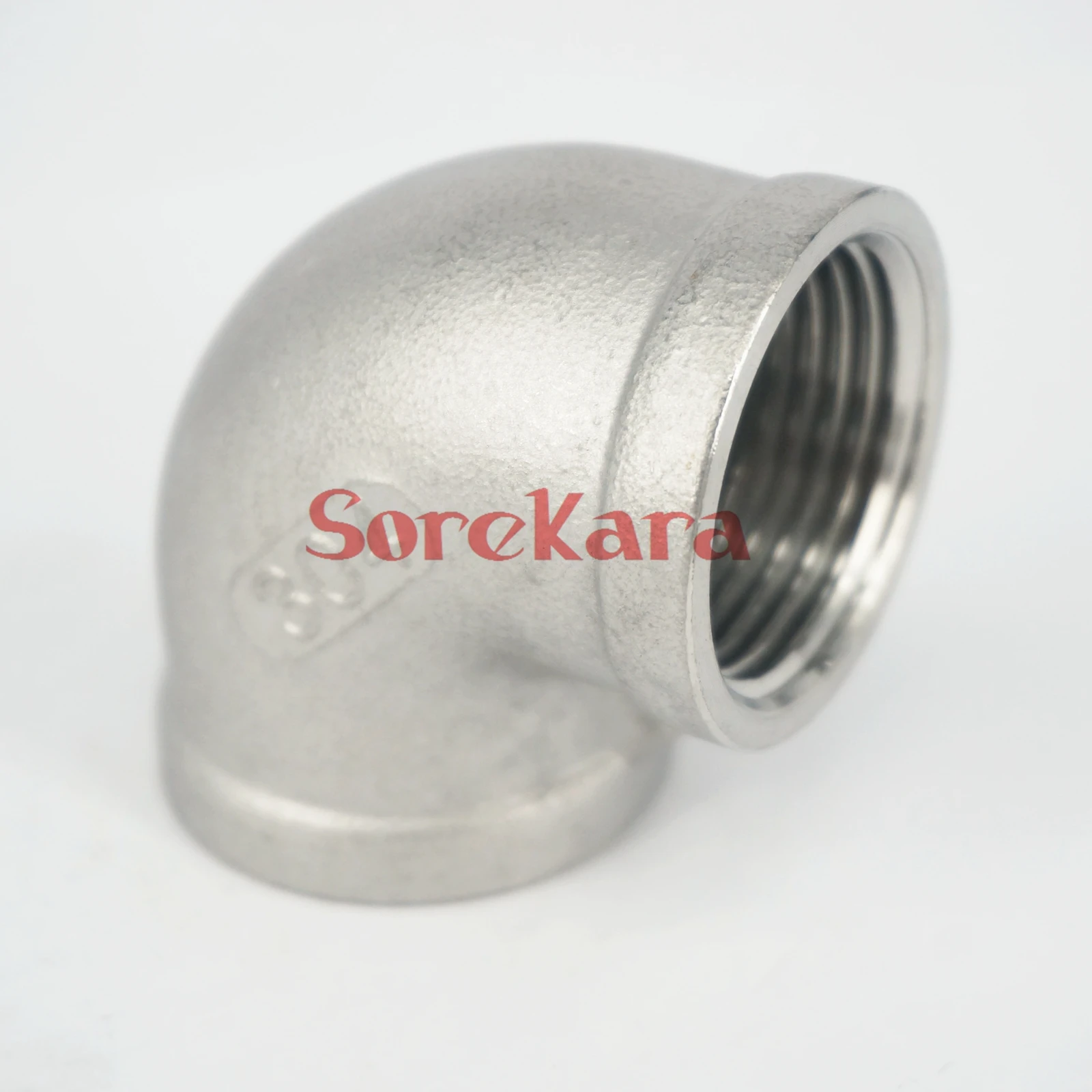 1 "BSP Innengewinde 304 Edelstahl 90 Grad Ellenbogen Rohr Fitting Anschluss wasser öl luft