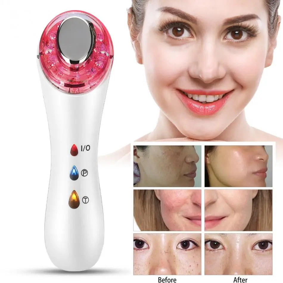 Nuove macchine di bellezza con ultrasuoni Lifting facciale rassodante rassodante ringiovanimento della pelle dispositivo Spa galvanico ionico sonico