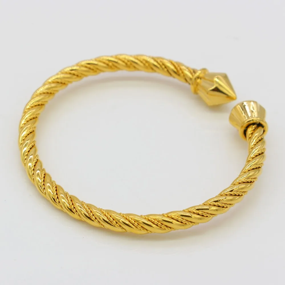 Adixyn Dubai Bracelet & bangles For Women Gold Color Jewelry Ethiopian/African Party Gifts Accessories