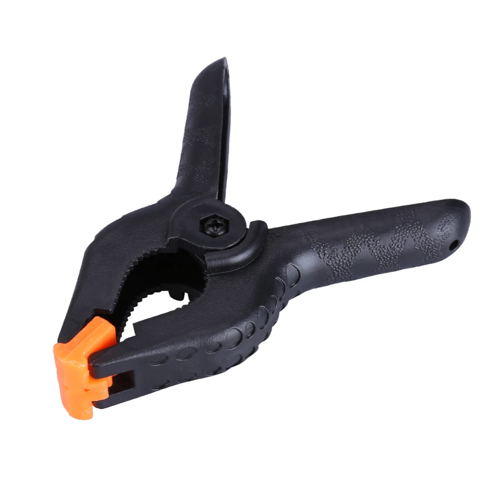6pcs/lot 4inch Plastic Nylon Wood Clamp Jig Woodworking Tools Spring Carpentry Clamps Clips