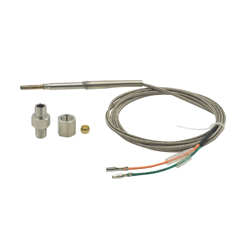 Dragon gauge Exhaust gas CarTemp sensor 2m EGT K Type Thermocouple Probe  Temperature Sensors Threads  Temp Sensor Gauge