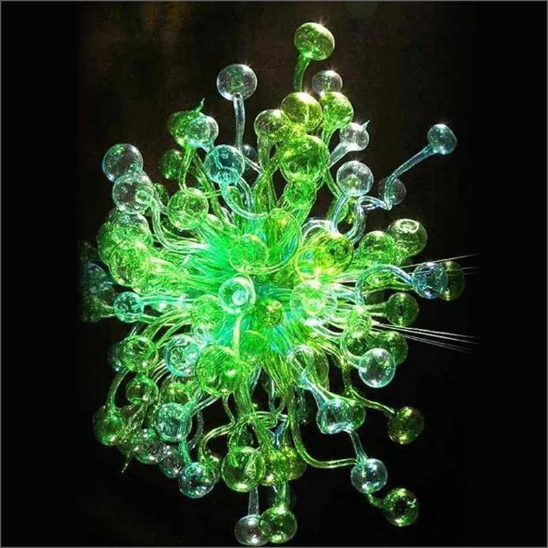 

French Style Hand Blown Murano Glass Chandeliers Energy Saving Handmade Blown Glass Pendant Lights