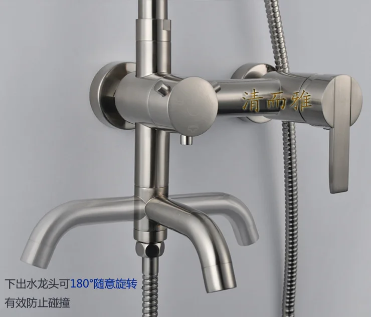 Supply a full hot and cold shower stalls copper wire drawing functions can lift 5002