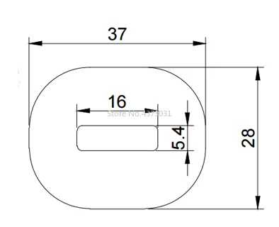 2Pieces G10 Knife handle spacer for DIY Handle guard Spacer making material