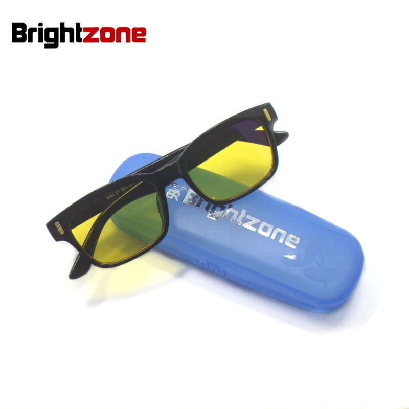 Bright Zone-filtro de luz azul antifatiga y bloqueo UV para hombre, protección contra la tensión ocular, gafas de ordenador con estilo de juego