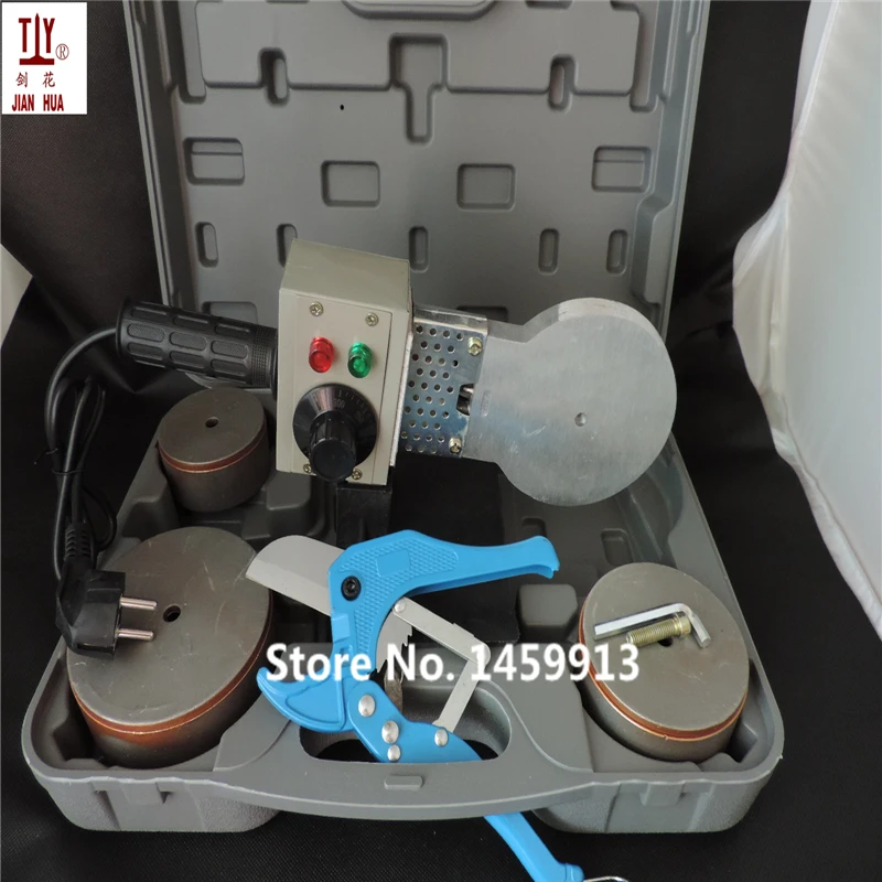 With a tube cutter Temperature controled pvc pipe welding machine AC 220V 1200W DN75-110mm plastic welder