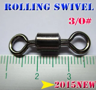 2022new fishing rolling swivels size:6#---3/0# high carbon steel quantity:100pcs/lot professional quality choose what you need!