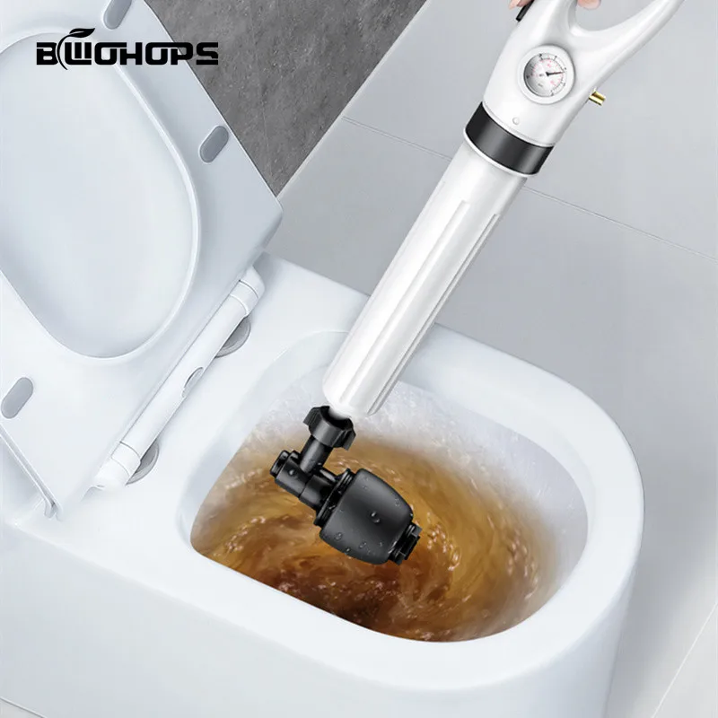 Toilet Dredge Sewer Household Artifact WC Pipeline Blockage Tool Suction High Pressure Pneumatic Pipe Dredger Sewer Unblocker