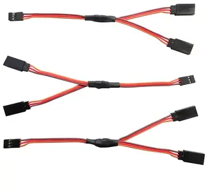 RC car 3 PACK - 6" / 150mm JR Male to Female Servo and Receiver Extension Wire/ Spektrum / Hitec Style Servo Y Harness RC model