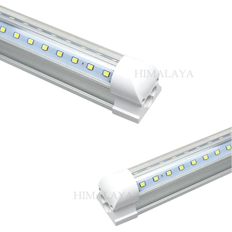 

Toika Toika 10pcs v shape 1.2m 4ft 50w Led Tubes T8 Integrated Led Tubes Double Sides SMD2835 240leds Led Fluorescent Light