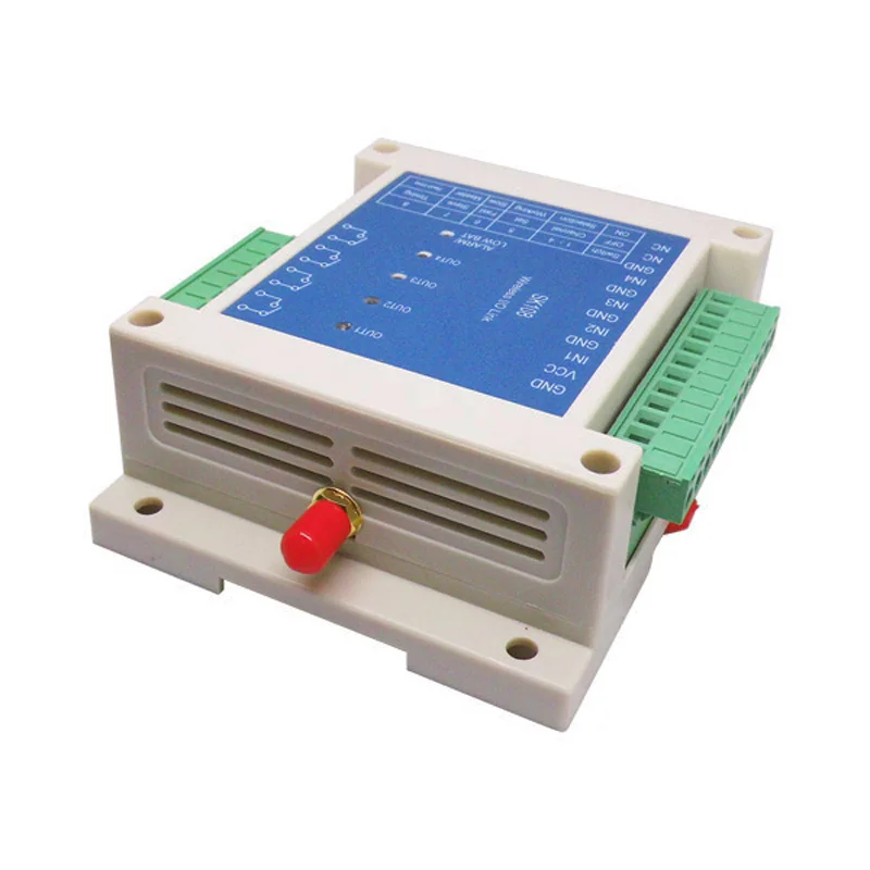 2pcs relay module  SK108 1W max  2km 4 channels 433MHz | 470MHz Radio Control Switch   for Smart Irrigation Control System