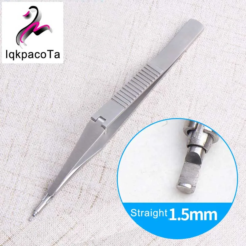 Microscópio oftálmico de aço inoxidável, dispositivo de descascamento de fibra química para empunhadura, 1mm/1.5mm